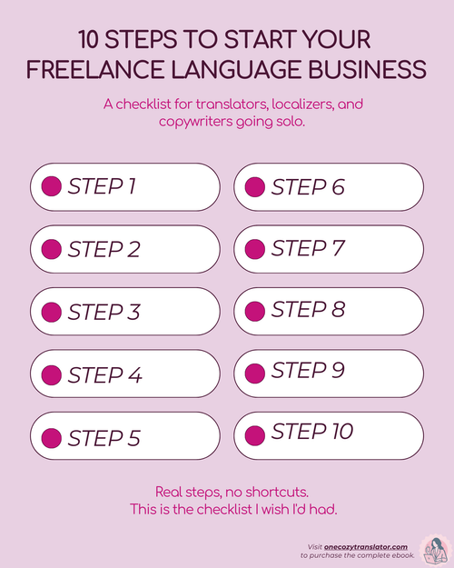 10-Step Checklist to Start Your Freelance Translation Business
